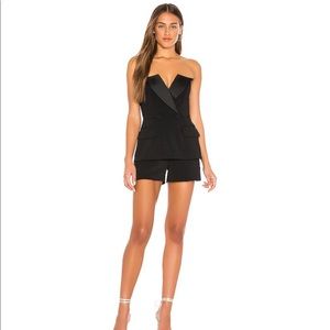 ISO: jay Godfrey Gibson tuxedo romper in size 00 or 0 black or pink